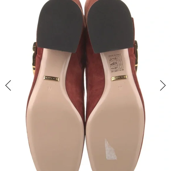 NWT GUCCI Interlocking G Logo Suede Knee High Boots (US 7 / EUR 37) - Picture 5 of 5